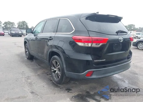 2019 Toyota Highlander Le Plus z USA, uszkodzony, nr VIN 5TDZZRFH8KS356078
